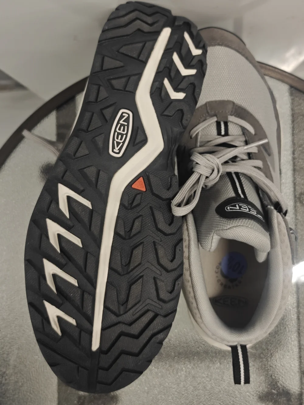 KEEN Taupe Gray Trail Sneakers